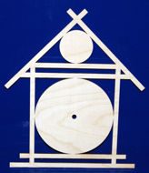 Циферблат Домик №2 28*23 см