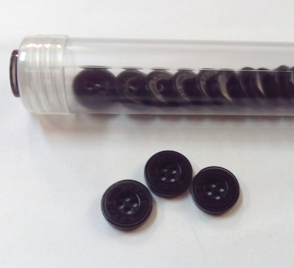 Пуговицы MH в тубе, 13 мм, 36 шт.