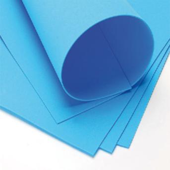 Фоамиран (ФОМ ЭВА) 60х70 см, 2 шт/упак, № 167 синий