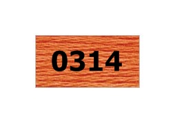 мулине "Gamma"  х/б 24 x 8 м 0314, коралловый