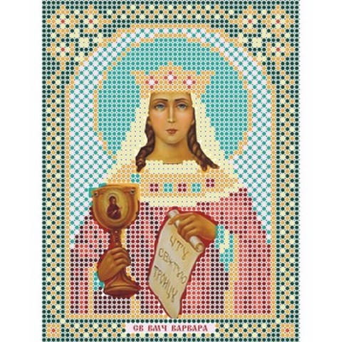 Набор РУССКАЯ СКАЗКА МКН-008 Св. Варвара, 12х16 см