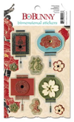Стикеры-украшения BoBunny для скрапбукинга Serenity Dimensional Stickers
