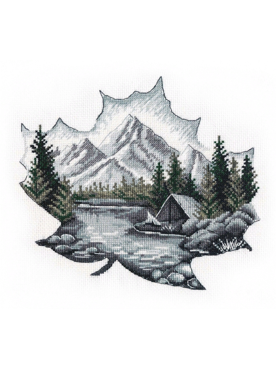 Набор для вышивания «Овен» 1296 Наедине с природой