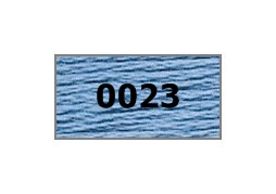 мулине "Gamma"  х/б 24 x 8 м 0023, голубой