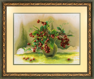 Набор для вышивания «Panna» Н-1191 Гроздья алых ягод,29х22,5 см