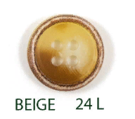 Пуговицы  и тубе "Колибри" NE143 Beige 24L  36 шт.