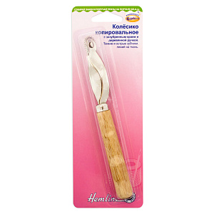 Копировальное колесико с зазубренным краем и деревянной ручкой "Hemline"