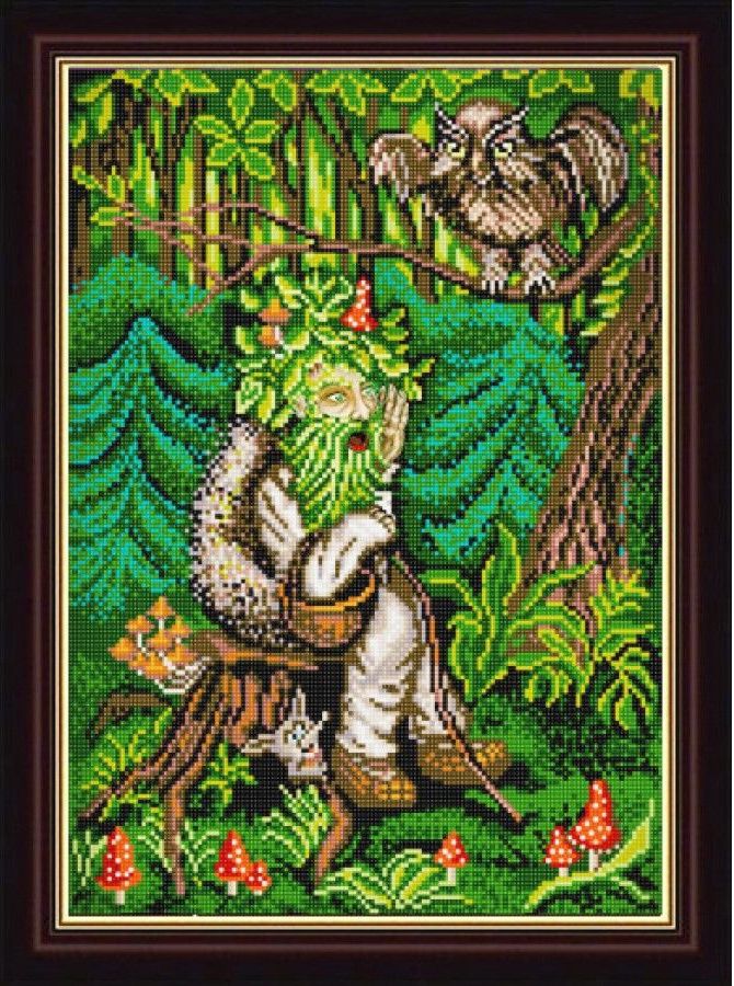 Рисунок на ткани «Конёк» 1209 Леший, 29х39 см  Рисунок на ткани «Конёк» 1209 Леший, 29х39 см