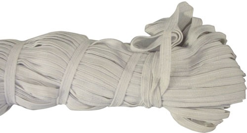 Резинка продежка 8 мм (20 шт. х 10 м), белая