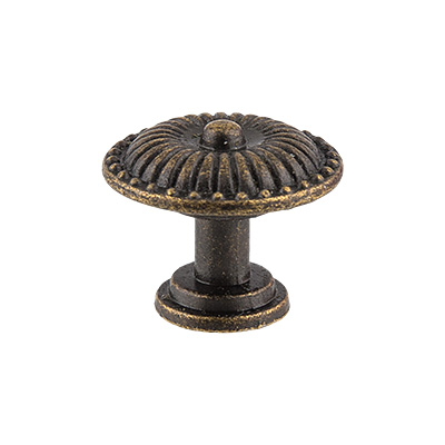 Декоративная ручка для шкатулок MMG-014 "Mr. Carving", металл 2.4 x 2 см, цвет №2 бронза