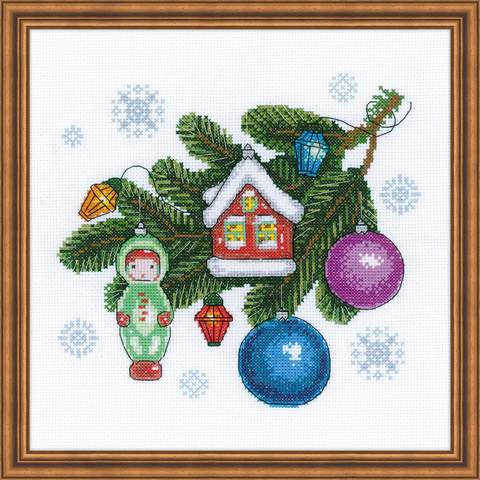 Набор для вышивания «Сотвори Сама» 1596 Любимые игрушки  25*25 см