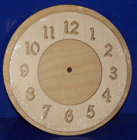 Циферблат Арабский круглый двойной 24 см