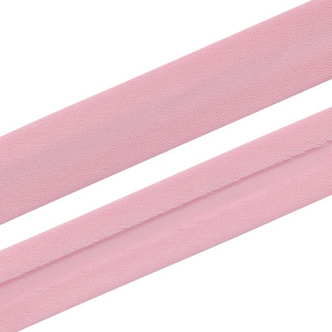 Косая бейка 15 мм/132 м 0000-1500, цв.6054/2062 св.розовый