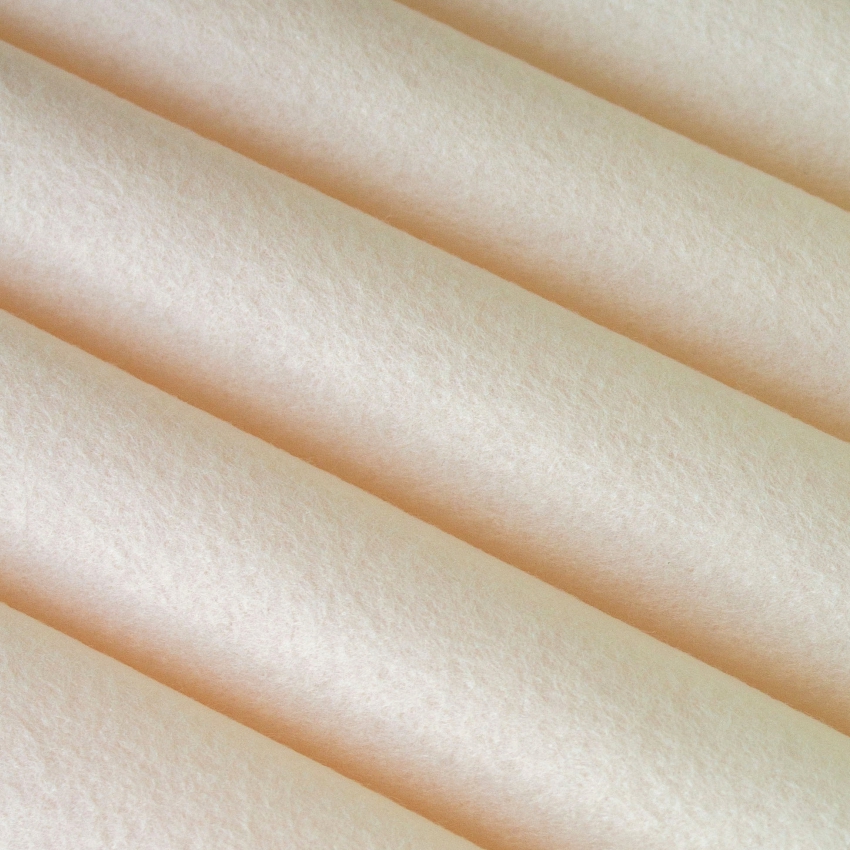 Набор декоративного фетра, 1,00 мм; 22 см х 30 см (5 листов, молоко)