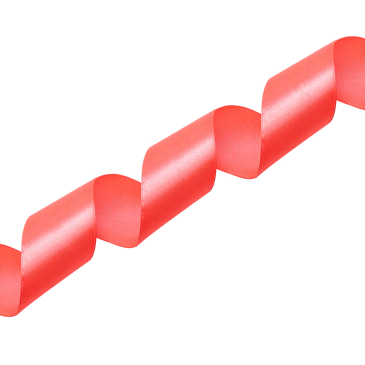 Лента атласная 5,0 см х 22,86 м цв.024 коралловый