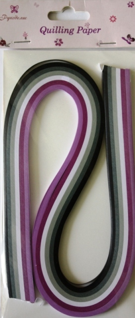Бумага для квиллинга "Рукоделие" Quilling Pape120 полос/упак. 5мм ширина QP0512005
