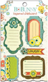 Украшение декоративное из картона BoBunny "Hello Sunshine Layered Chipboard" (чипборд) 