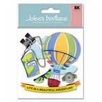 Стикеры 3D Путешествие на шаре