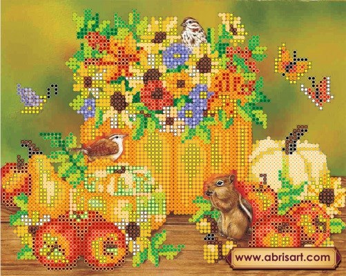 Схема АБРИС АРТ АС-014 Праздник осени,20*16 см
