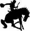 Термонаклейка "Всадник"