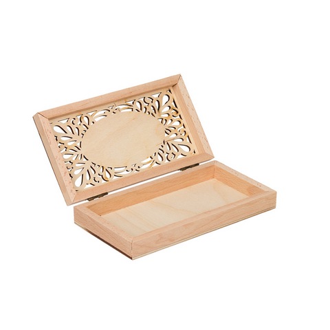 Заготовки для декорирования "Mr. Carving" ВД-749 с резной крышкой	19 x 10 x 3