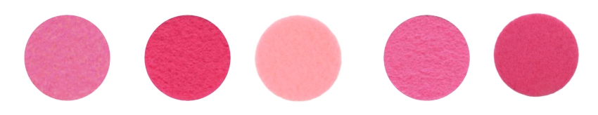 Набор декоративного  фетра FSR1.2 (N5)-17 1,2мм; 22см х 30см (5 листов, 5 цветов)