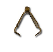 Держатель для бусины "Zlatka" под бронзу 50 шт.