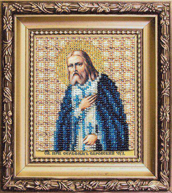 Набор для вышивания «Чарівна Мить» Б-1174 Икона Серафима Саровского,9*11 см