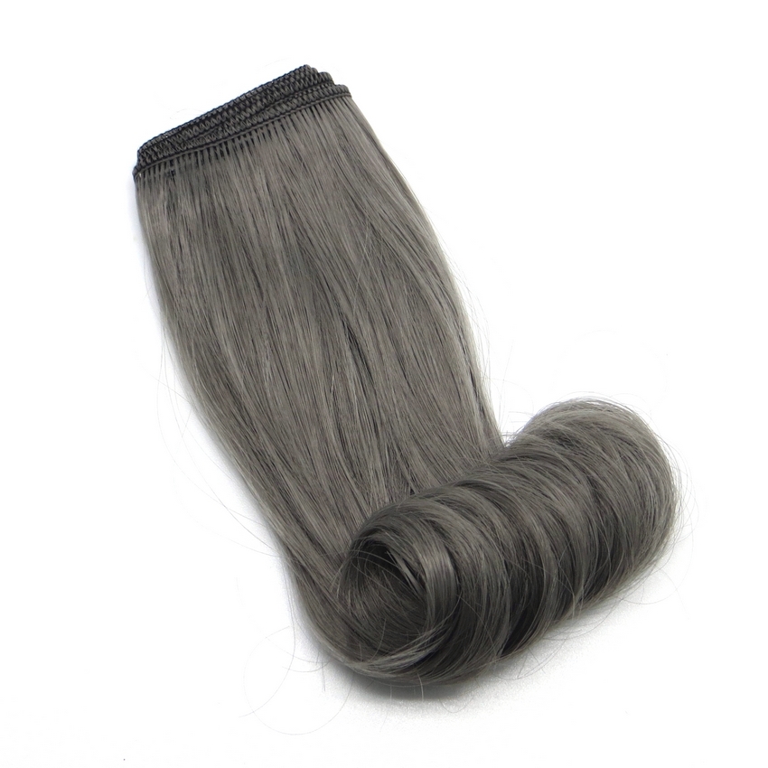 Трессы - кудри для кукол TRK-03/15-007 "Рукоделие" 15 см х 100 см (цвет: каменный)