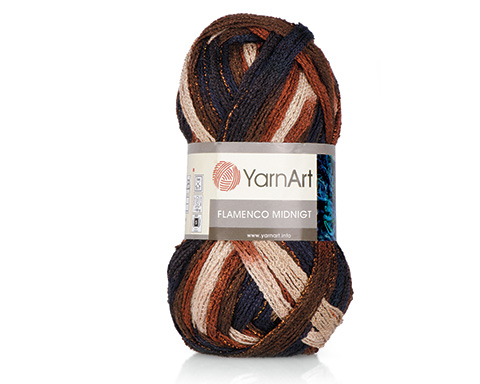 ФЛАМЕНКО (FLAMENCO MIDNIGHT), пряжа для ручного вязания