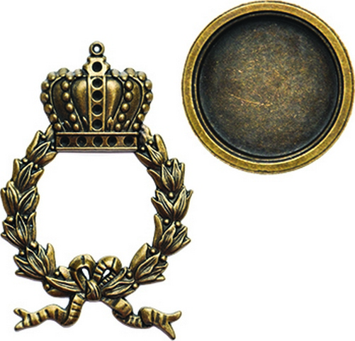 Заготовки для украшений «Regal Wreath» (Бронза)
