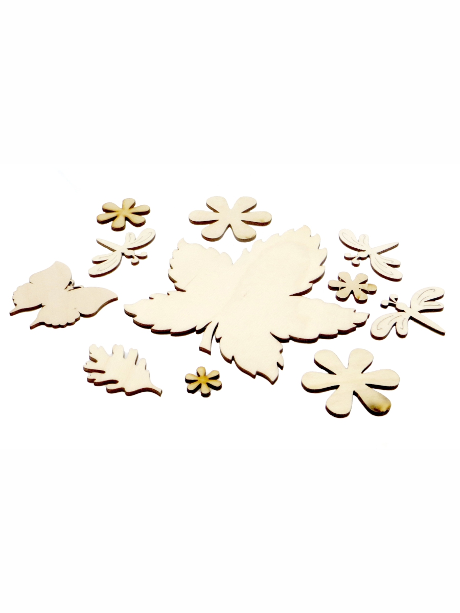 Набор заготовок из фанеры Природа, 11 эл., FN-01