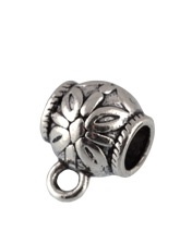 Бейл "Zlatka" MFK-03 1х1.3 см, 2 шт. (под античное серебро)