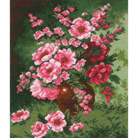 А-623 Набор для вышивания Нobby&Рro"Букет в саду", 31х26,5см