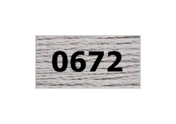 мулине "Gamma"  х/б 24 x 8 м 0672, роз-серый