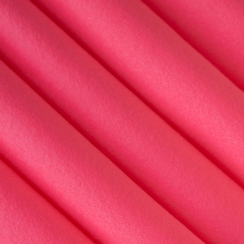Набор декоративного фетра, 1,00 мм; 22 см х 30 см (5 листов, неоновый розовый)
