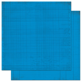 Бумага для скрапбукинга BoBunny коллекция "Barefoot" размер 31х31см (12BJ117,  Blueberry Journal)