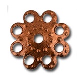 Розетка для бус "Zlatka" DR-013 50 шт. (05 под медь)