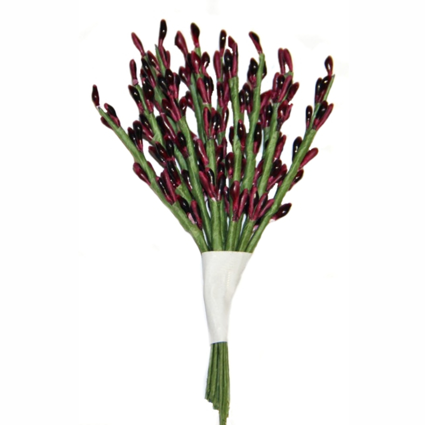 Декоративный букетик "Рукоделие" DKB022D red (красный)