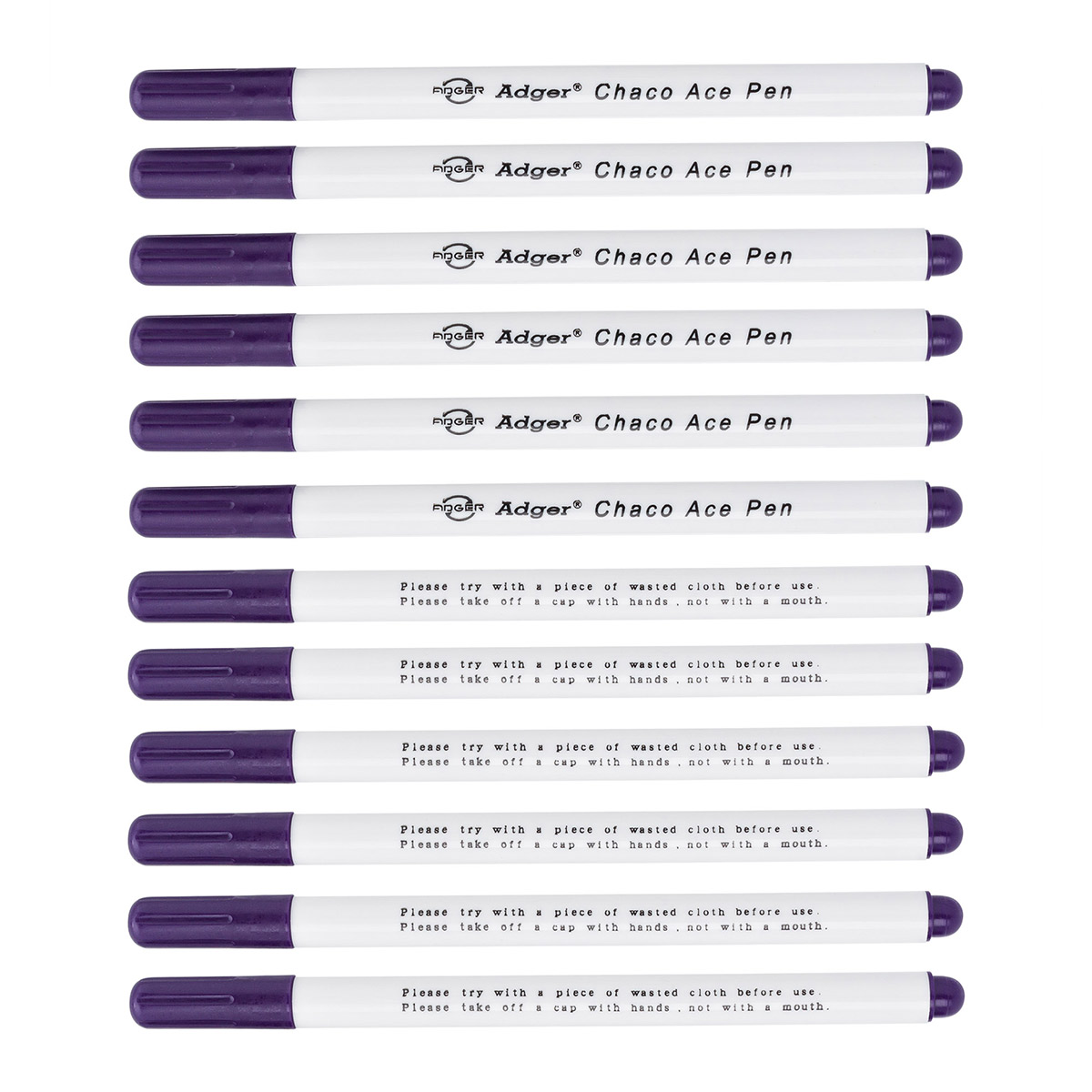 4AL-019 Маркер для ткани исчезающий, фиолетовый,упак/12шт.