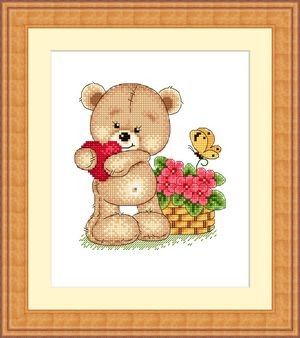 Набор для вышивания «Сделано с любовью» МК-006 Дарю любовь