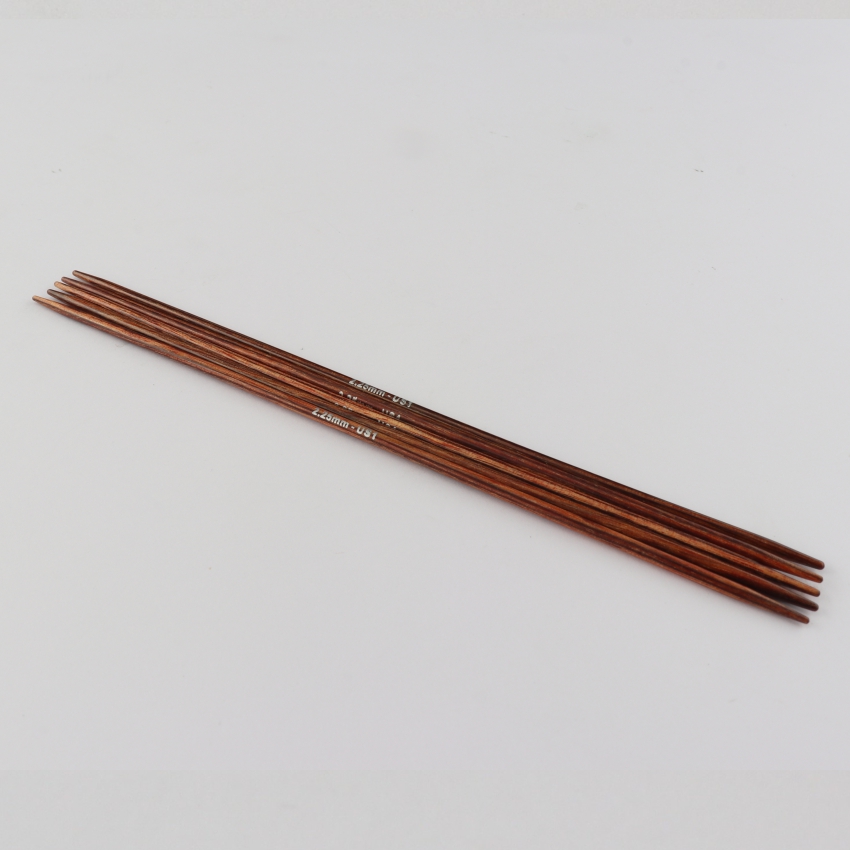 Спицы деревянные носочные Ginger KnitPro, 15 см, 2.25 мм 31002