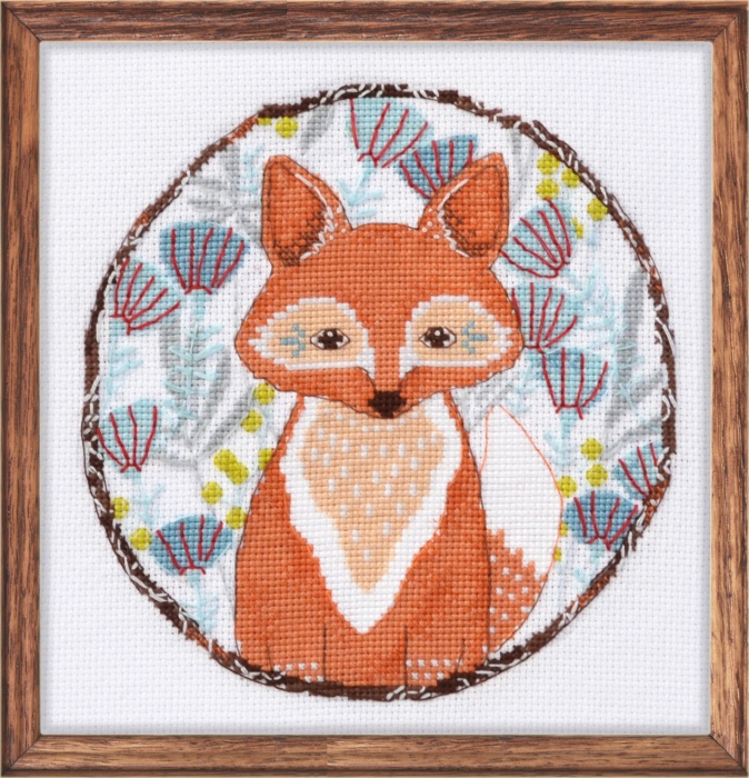 Набор для вышивания «Овен» 957 Лисичка,15*15 см