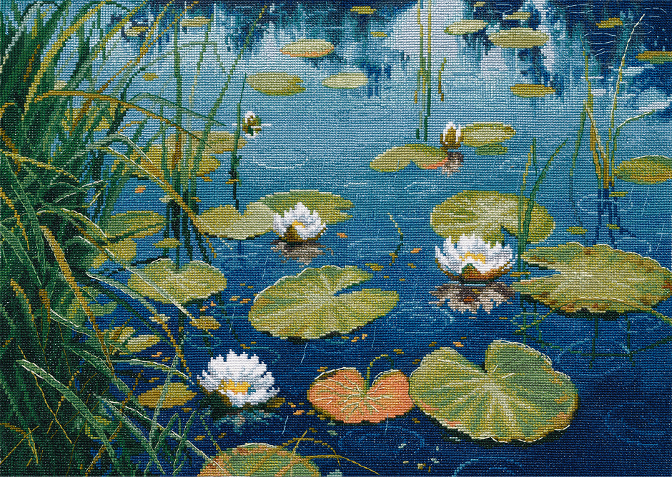 Набор для вышивания «Овен» 1610 "Чистые пруды" 40 х 30см