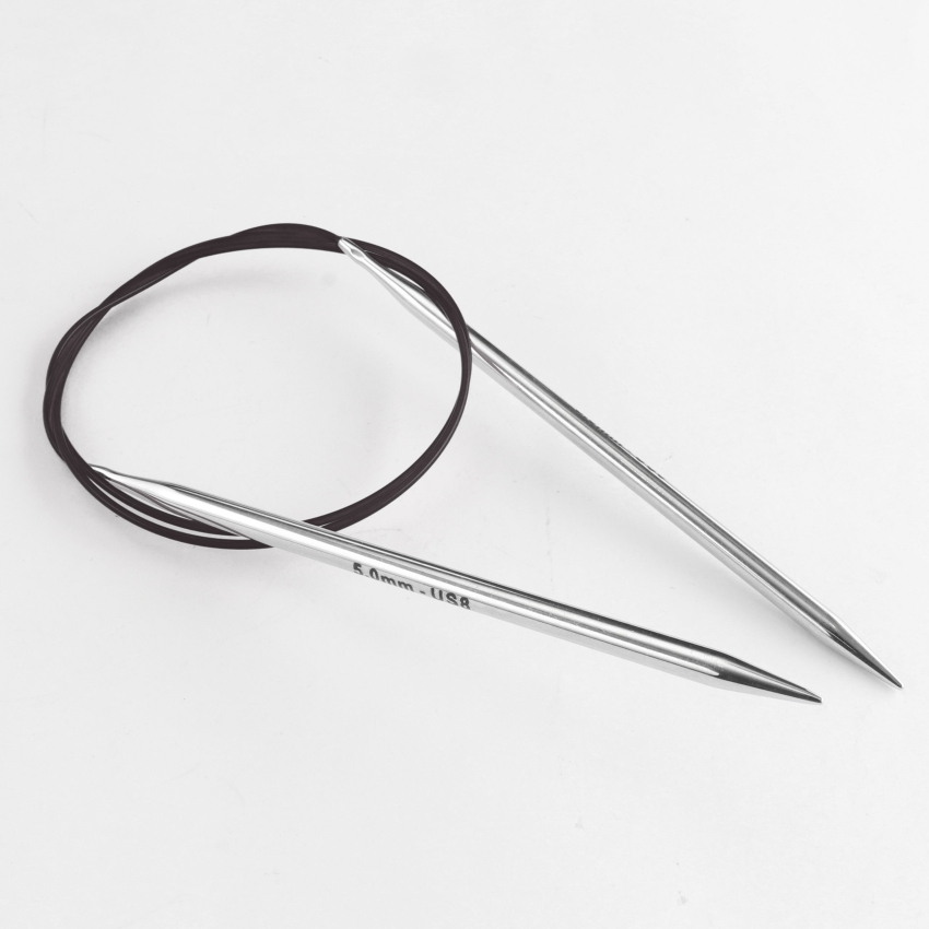 Спицы круговые латунные Nova KnitPro, 50 см, 5.00 мм 10391