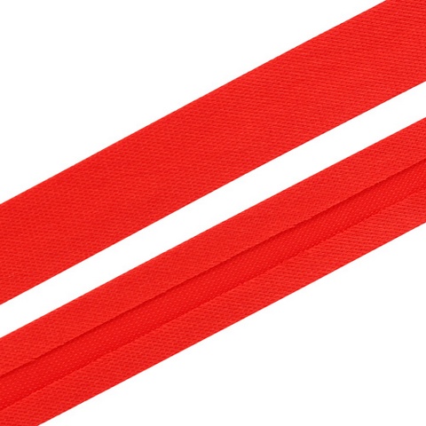 Косая бейка 15 мм/132 м 0000-1500, цв.6064/2072 алый