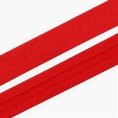 Косая бейка 15 мм/132 м 0000-1500, цв.6065/2077 красный