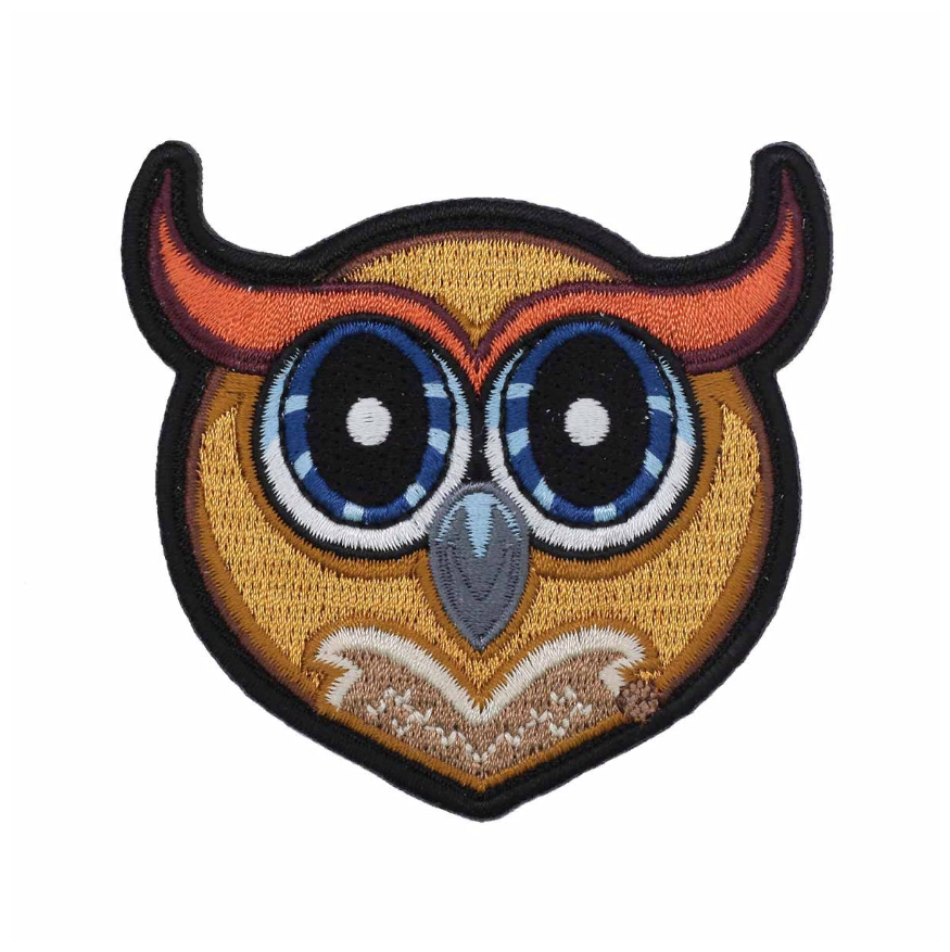 Термоаппликация Hobby&Pro "Совушка"7*7,5 см.