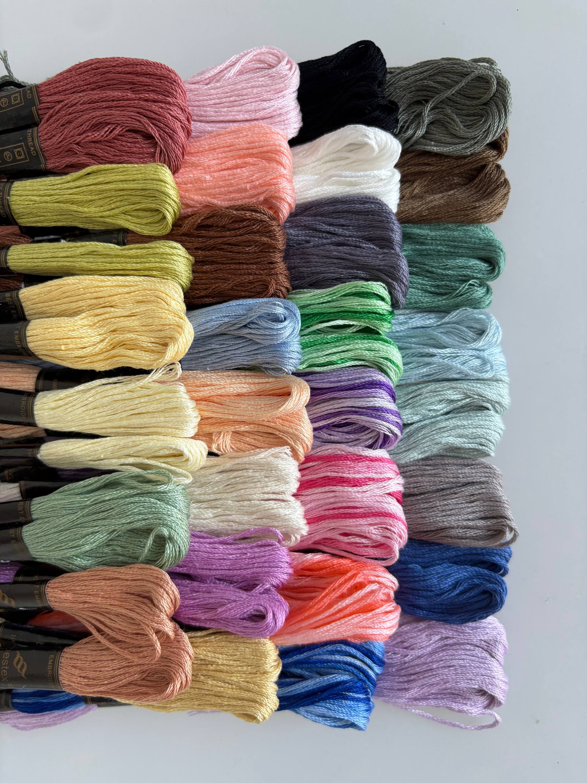 Набор мулине №4 Bestex, хлопок, пасма (60 шт. х 8 м)