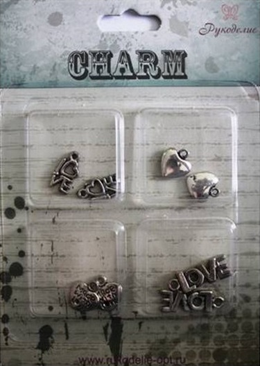 Металлические  подвески "Рукоделие" CM  1003"Любовь"